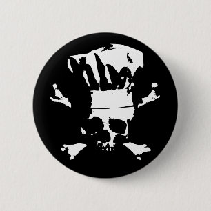 Chef Scallywag 6 Cm Round Badge