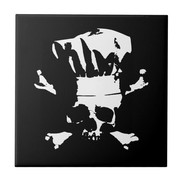 Chef Scallywag Ceramic Tile (Front)