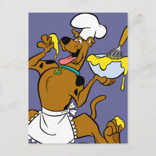 Chef Scooby-Doo Thanksgiving Holiday Postcard