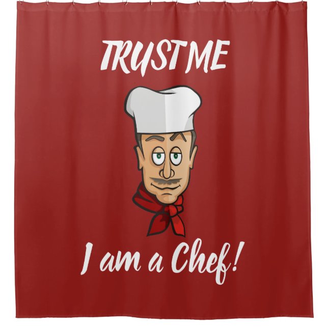 Chef Shower Curtain (Front)