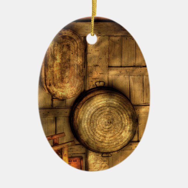 Chef - Sink - Wash Pans Ceramic Tree Decoration (Front)