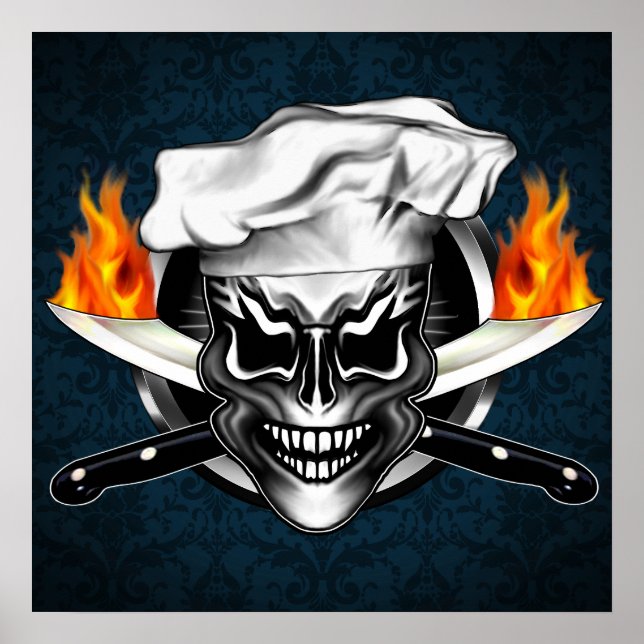 Chef Skull 1 Poster (Front)