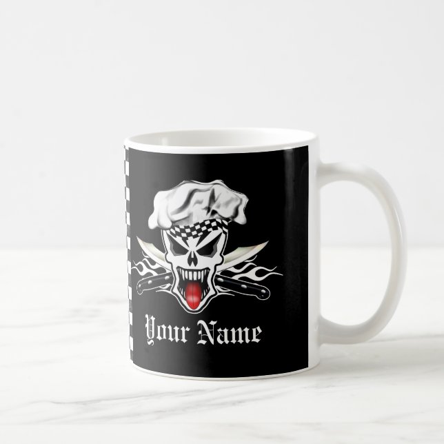 Chef Skull 2.1 Coffee Mug (Right)