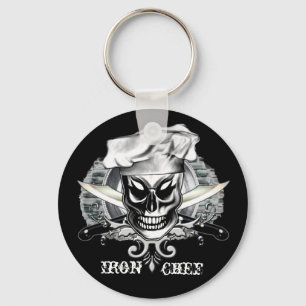 Chef Skull 4: Iron Chef Key Ring