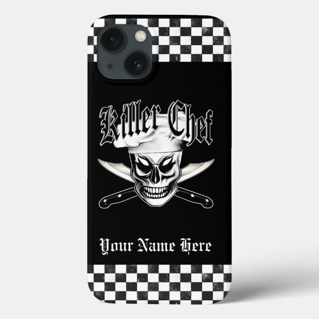 Chef Skull 4: Killer Chef Case-Mate iPhone Case (Back)