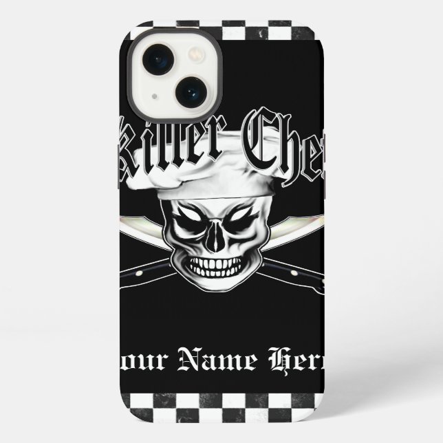 Chef Skull 4: Killer Chef iPhone Case (Back)