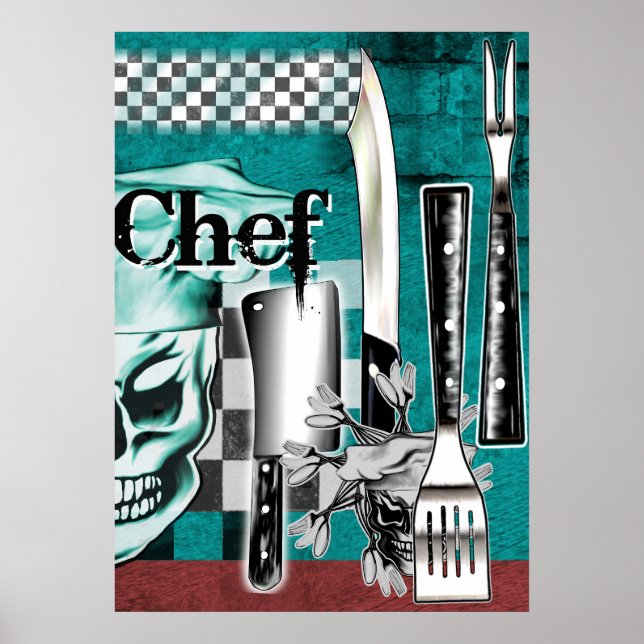 Chef Skull 4 Poster (Front)