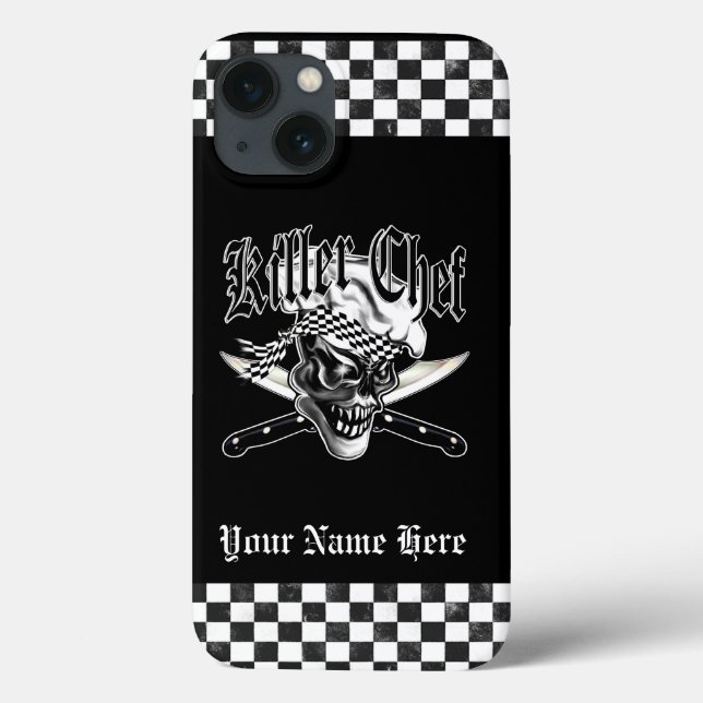 Chef Skull 5 Case-Mate iPhone Case (Back)