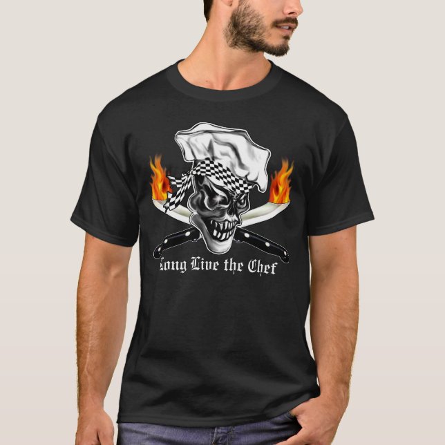 Chef Skull 5 T-Shirt (Front)
