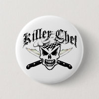 Chef Skull and Crossed Chef Knives 2