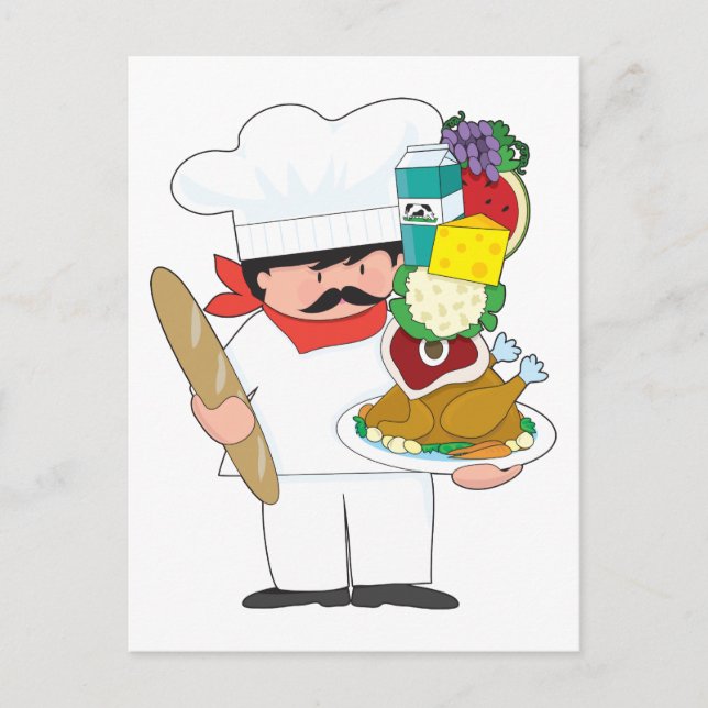 Chef Stack Postcard (Front)