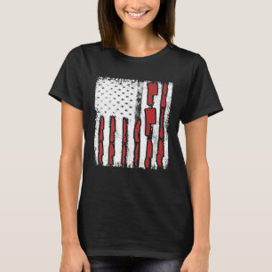 Chef T Shirts For Men Women Usa American Flag Che