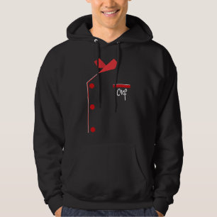 Chef Uniform Jacket Faux Funny Cook Cooking Hoodie