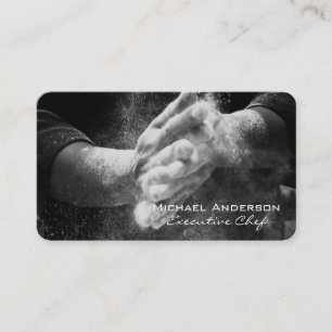 Chef using Flour Restaurant Business Card