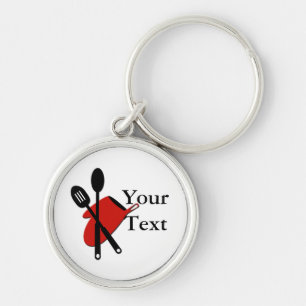Chef Utensils Premium  Keychain