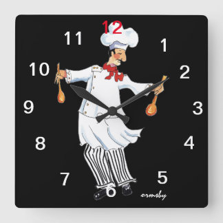 Chef Wall Clock