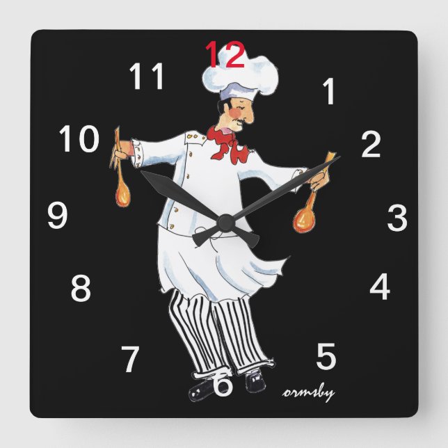 Chef Wall Clock (Front)