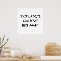 Chef was cute, would eat here again funny chef