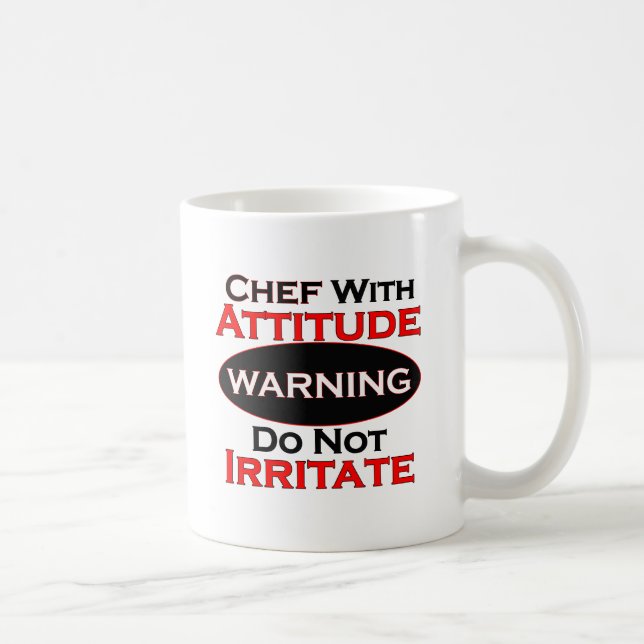 Chef With Attitude Coffee Mug (Right)