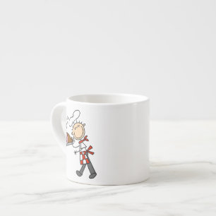 Chef With Baked Ham Espresso Cup