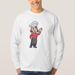 Chef with Cooking apron T-Shirt