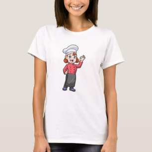 Chef with Cooking apron T-Shirt