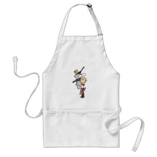 Chef with Pots and Pans Apron