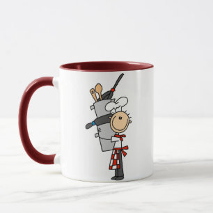 Chef With Pots and Pans Mug