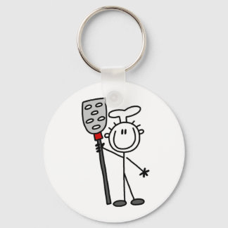 Chef With Spatula Key Ring