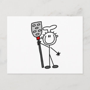 Chef With Spatula Postcard