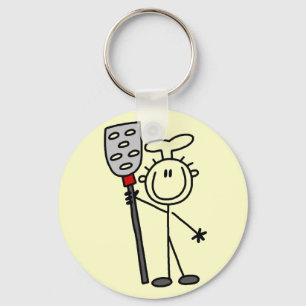 Chef with Spatula Tshirts and Gifts Key Ring