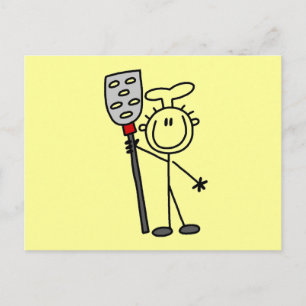 Chef with Spatula Tshirts and Gifts Postcard