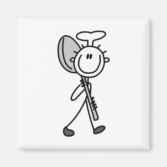 Chef With Spoon Magnet (Front)