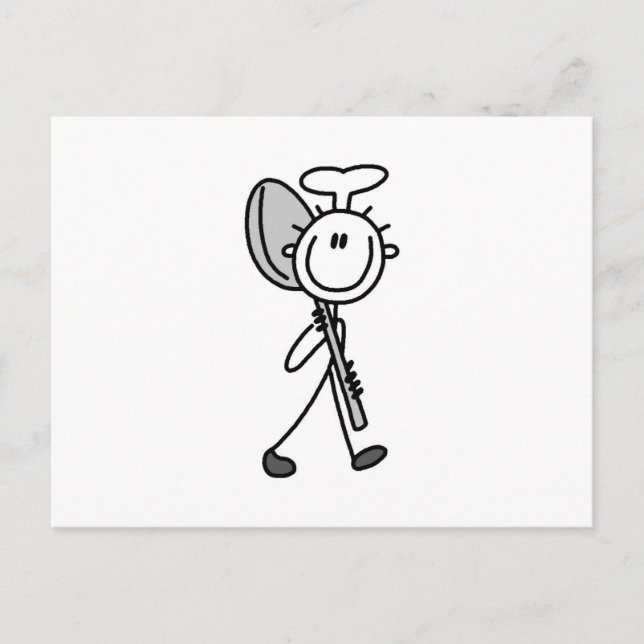 Chef With Spoon Postcard (Front)