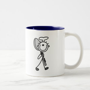 Chef with Spoon Tshirts and Gifts Two-Tone Coffee Mug