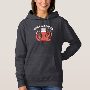 Chefalopod   Octopus Chef Funny Pun Hoodie