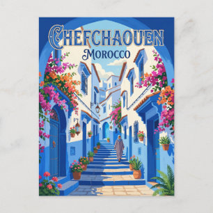 Chefchaouen Medina Morocco Postcard