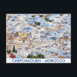 Chefchaouen, Morocco Postcard<br><div class="desc">View over the Medina of Chefchaouen,  Morocco</div>