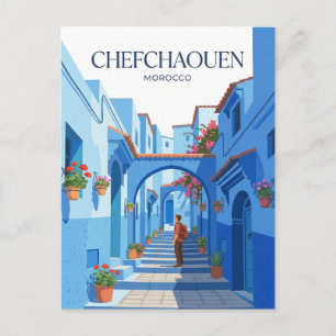 Chefchaouen Morocco Postcard