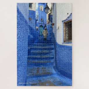 Chefchaouen - the blue city of Morocco Jigsaw Puzzle