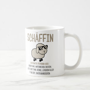 chefin Geschenke lustig, Schäffin Spruch Geschenk Coffee Mug