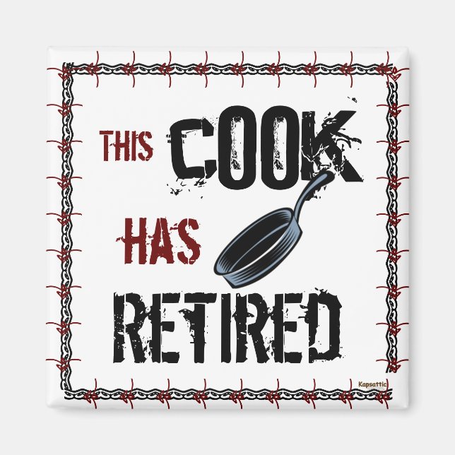 Chefs Chef Cooking Magnet (Front)