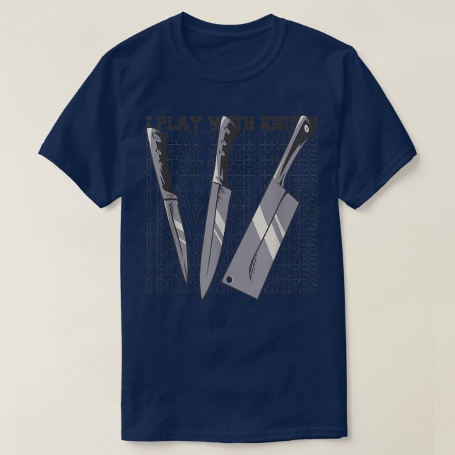 Chefs cooking knives  T-Shirt (Design Front)