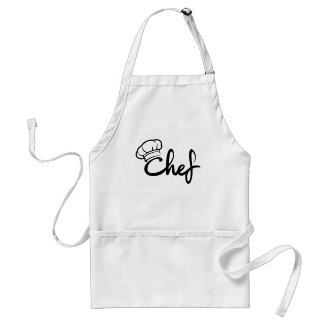 Chef's Elegance Apron Design (Front)