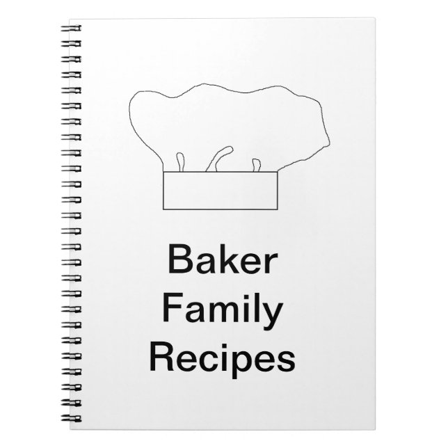"Chef's Hat" Notebook (Front)