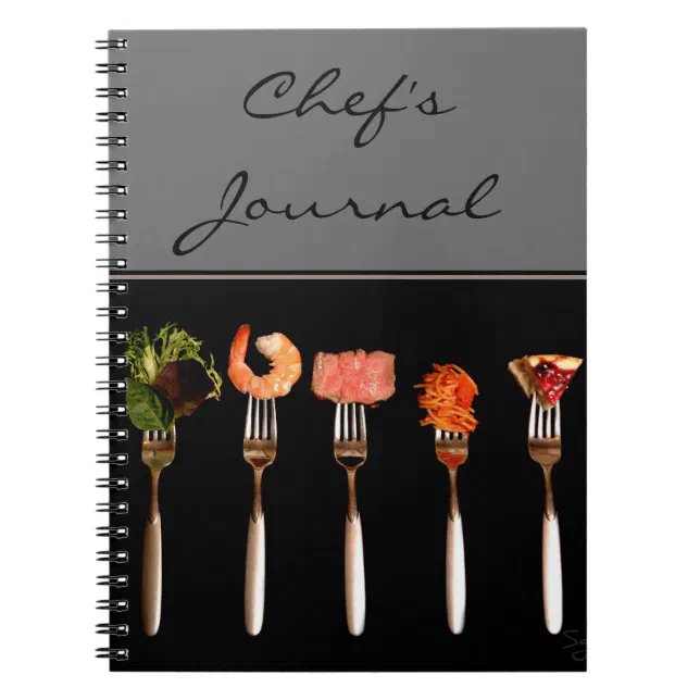 Chef's Notes Chef's Journal Notebook | Zazzle