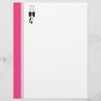 Chef's Kitty Recipe Page Illustrated - Unlined