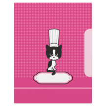 Chef's Kitty Recipes Pages - Illustrated