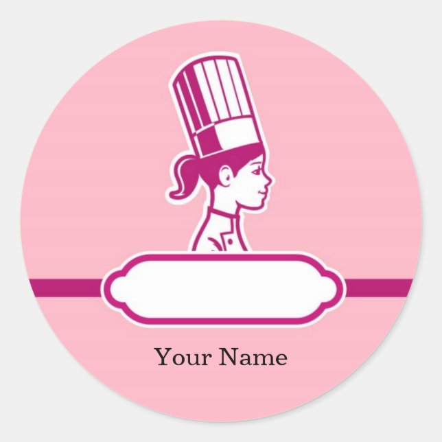 Chef's Personalised Large Labels (Front)