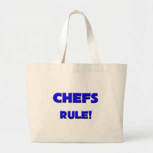Chefs Rule! Large Tote Bag
